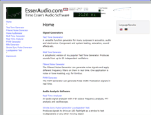 Tablet Screenshot of esseraudio.com